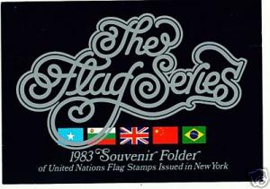 1983 UN Flag Series Folder - Never Mounted
