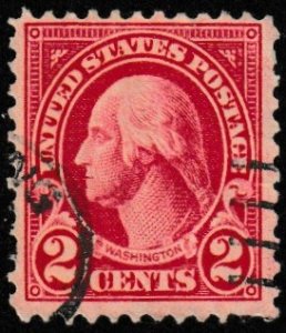 SC# 634 - (2c) -  Washington, type I,carmine - Used Single