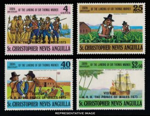 Saint Kitts-Nevis Scott 259-262 Mint never hinged.