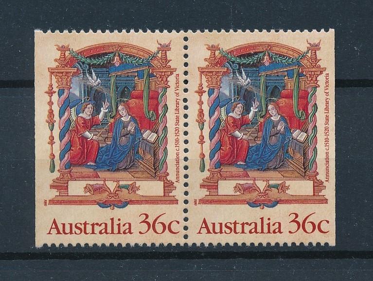 [74478] Australia 1989 Christmas Pair From Booklet MNH