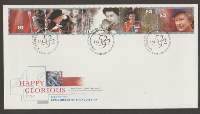 Great Britain QE II SG 1602 - 1606  - First Day Cover