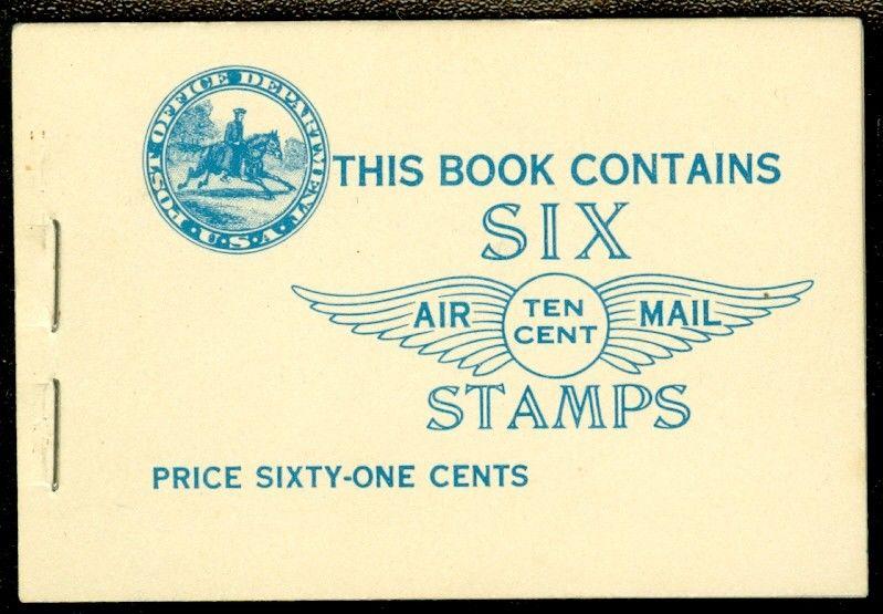 EDW1949SELL : USA 1928 Scott #BKC1 C10a Complete Booklet. Mint NH. Catalog $230.