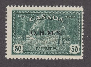 Canada B.O.B. O9 Mint Overprinted Official Stamp