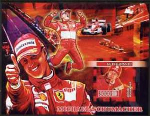 Guinea - Bissau 2007 Michael Schumacher imperf s/sheet co...