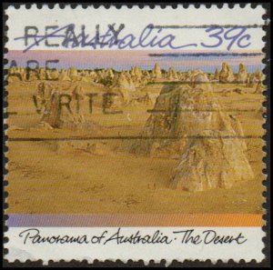 Australia 1098 - Used - 39c The Desert / Art (1988)