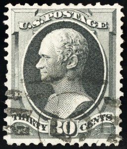 US Stamps # 165 Used XF Deep Color Neat Cancel