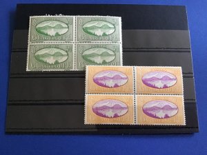 French Guadeloupe 1928 Unused Receding Gum  Stamp Blocks R43704