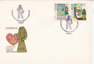 PORTUGAL  CEPT EUROPA FIRST DAY COVER 1981