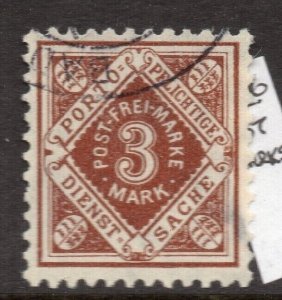 Bavaria Bayern 1896-1900 Early Issue Fine Used 3M. NW-15375