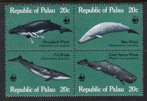 Palau Whales 27a MNH VF  S300