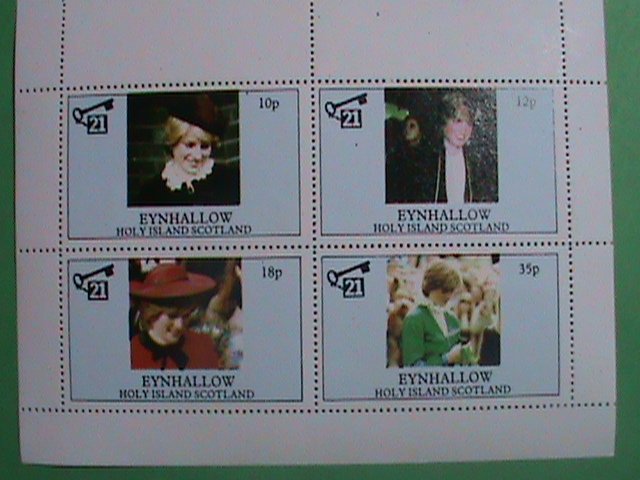 SCOTLAND STAMP-1997-DIANA- PRINCESS OF WALES -YOUNG DIANA-MINT-NH  S/S  SHEET #2