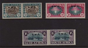 South Africa 1939 Sc B9-11 set MH