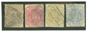 Transvaal #148-151 Used Single