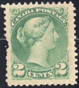 Canada 1872 unused 2c green SC36