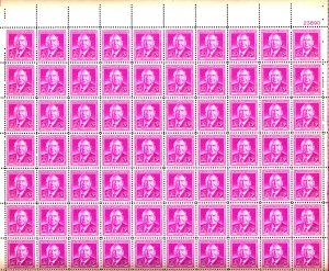 U.S. #965 MINT OG NH FULL SHEET OF STAMPS