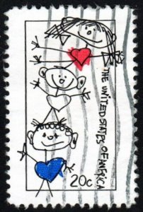 SC# 2104 - (20c) - Family Unity, used single