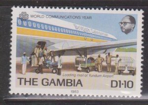 GAMBIA Scott # 484 MH - World Communications Year