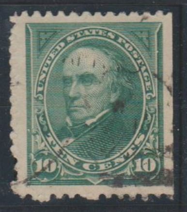 U.S. Scott #257-258 Sherman & Webster Stamps - Used Set of 2