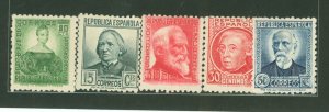 Spain #546-50 Mint (NH) Single (Complete Set)