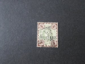 Zululand 1888 Sc 6 FU