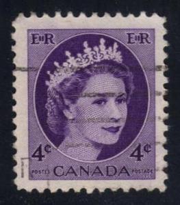 Canada #340 Queen Elizabeth II; Used