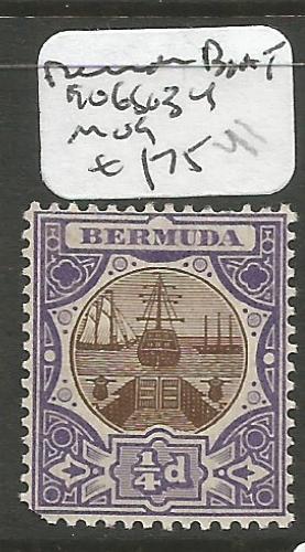 Bermuda Boat 1906 SG 34 MOG (3cho)