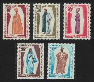 Mauritania Traditional Costumes 5v 1970 MNH SG#370-374