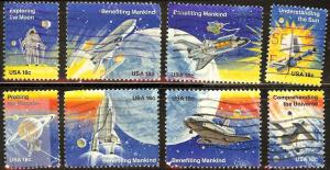 U.S. Used Scott # 1912 - # 1919 Space Issue