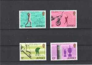 Jersey 1978 - Jersey Golf - 1st Issue  - SG 183 - 186 - MNH