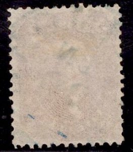 US Stamp #75 RED Brown 5c Jefferson USED SCV $425. Gorgeous Blue CDS