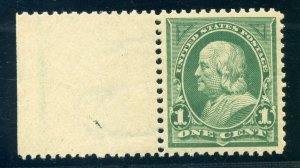 US SCOTT #279 MINT-XF-SUP-OG-NH GRADED 95 W/ PSE CERT SMQ $375 (5/11/23 GP)