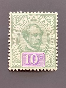 Sarawak 15 F-VF MH. Scott $ 62.50