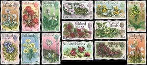 Falkland Islands 166-179 mnh