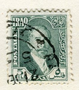 IRAQ;  1932 early King Faisal issue fine used 5f. value