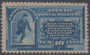 US E1 Special Delivery VF Mint Hinged Fresh cv $550