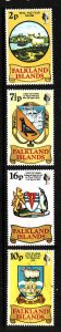 Falkland Islands-Scott#241-4-unused NH set-Coat of Arms-1