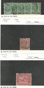 Eritrea (Italy), Postage Stamp, #35 (5 ea), 36, 50 Used, 1908-14