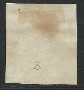 German States Thurns & Taxis Scott #8 Used Stamp