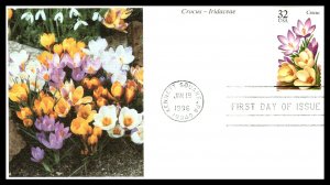 US 3025-3029 Garden Flowers Mystic Set of Five U/A FDCs