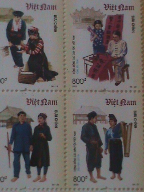 VIETNAM-2005-SC3258, 54 ETHNIC GROUPS IN VIETNAM-MNH SHEET VF-IN LOVELY FOLDER