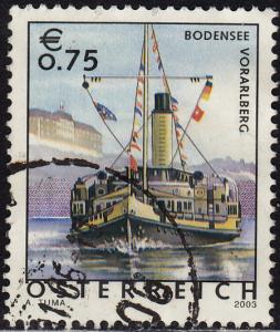 Austria - 2003 - Scott #1873 - used - Bodensee Ship