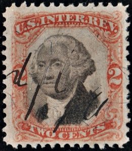 R135 2¢ Third Issue Documentary Stamp (1871) Used