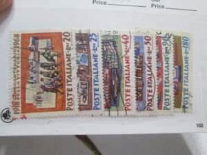 Italy #990-5 used set 2023 SCV = $1.50