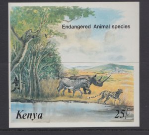 Kenya, Endangered Animals, MS, MNH, Mi 26