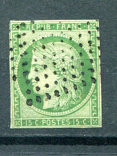 France #2  used  F-VF -   Cat $900   Lakeshore Philatelics