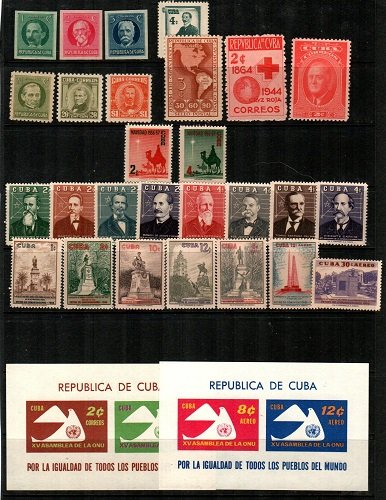 Cuba Scott 280 // 669a Mint NH mostly sets and S/S (Catalog Value $65.65)