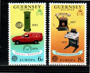 GUERNSEY #189-190  1979  EUROPA    MINT  VF NH  O.G  b