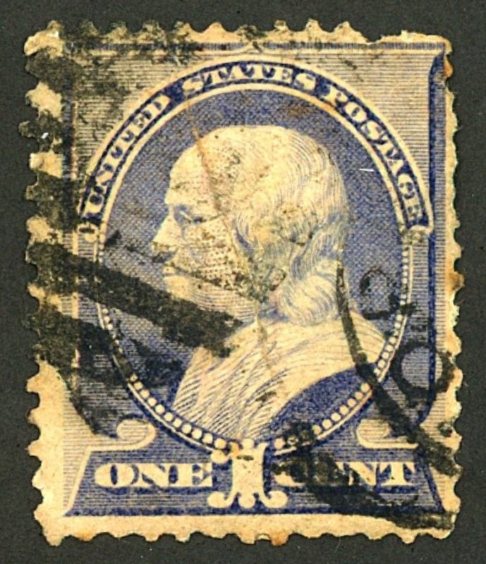 U.S. #212 USED CREASES THIN