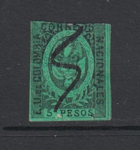 Colombia, Scott 51, used (thin)