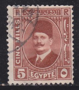 Egypt 135 King Fuad 1929